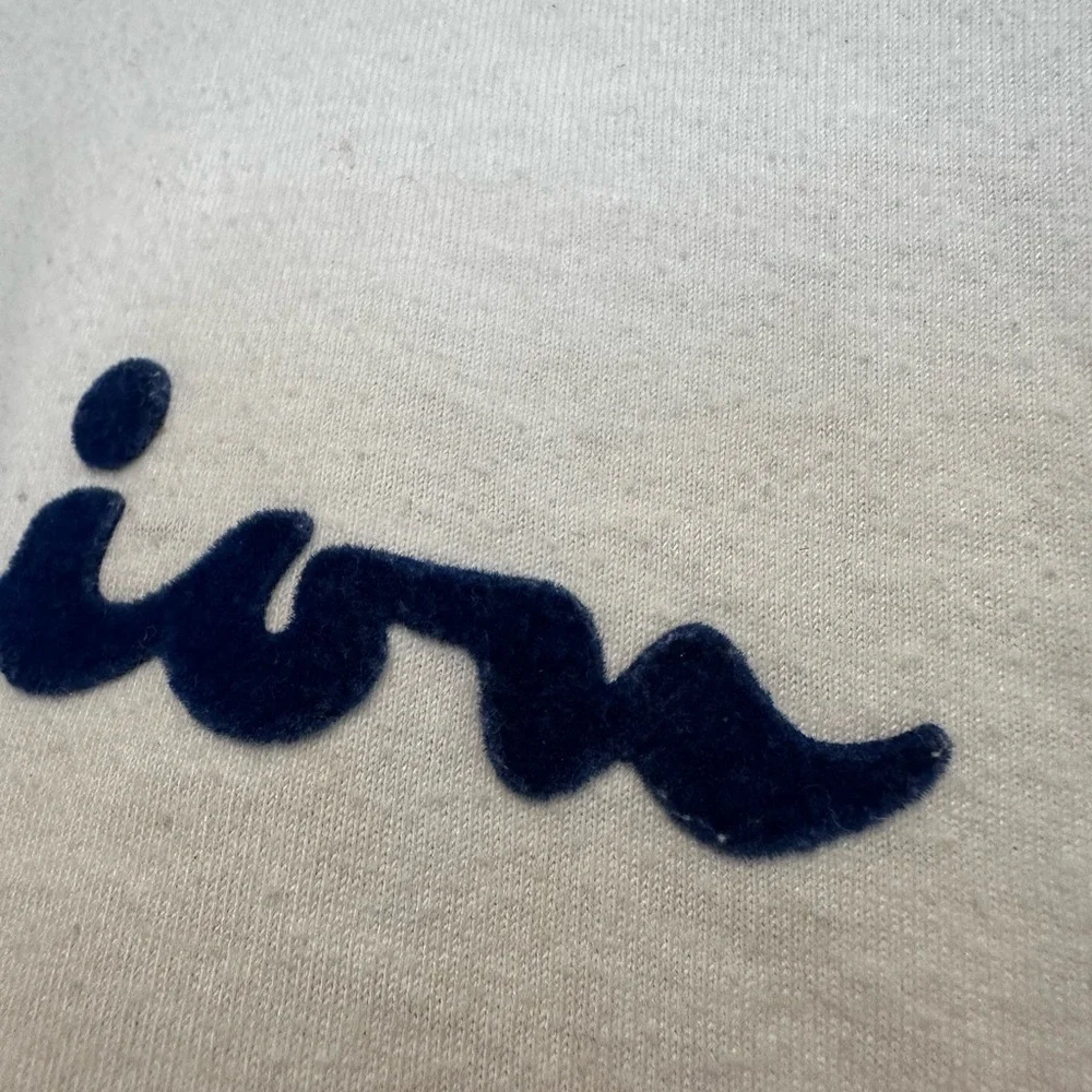 Champion 90s Mens XL White Felt Logo Applique Short Sleeve Casual Grunge. - Picture 12 of 13